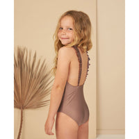 Rylee and Cru Mulberry Arielle One-Piece - Mulberry Shimmer