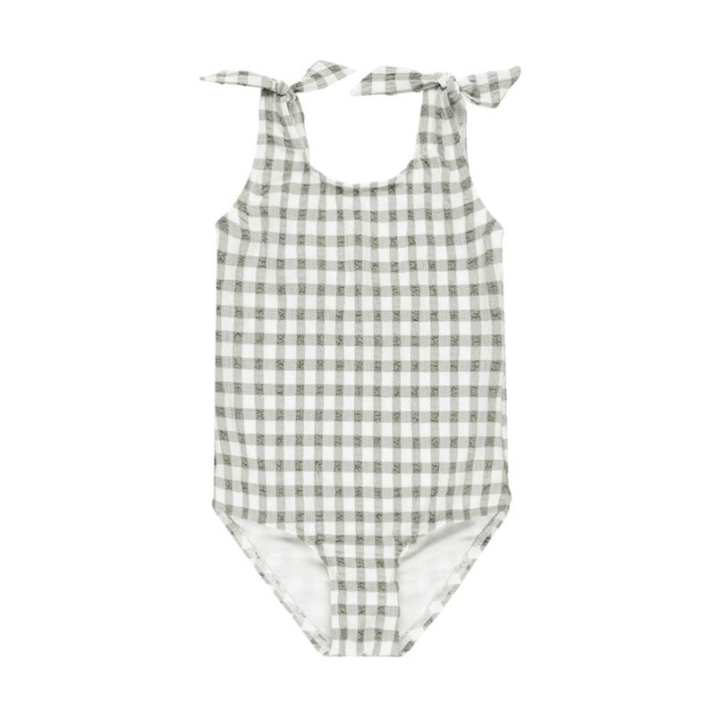 Rylee and Cru Eucalyptus Check Millie One-Piece