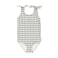 Rylee and Cru Eucalyptus Check Millie One-Piece