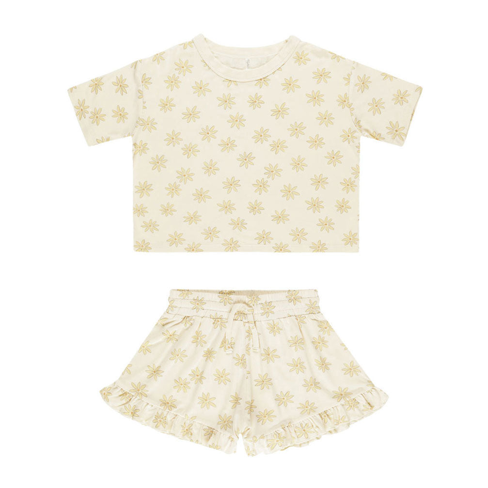 Rylee and Cru Daisies Mosie Set
