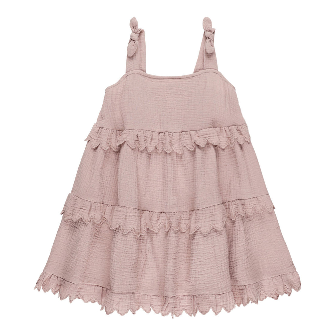Rylee and Cru Mauve Ruffle Swing Dress - Mauve