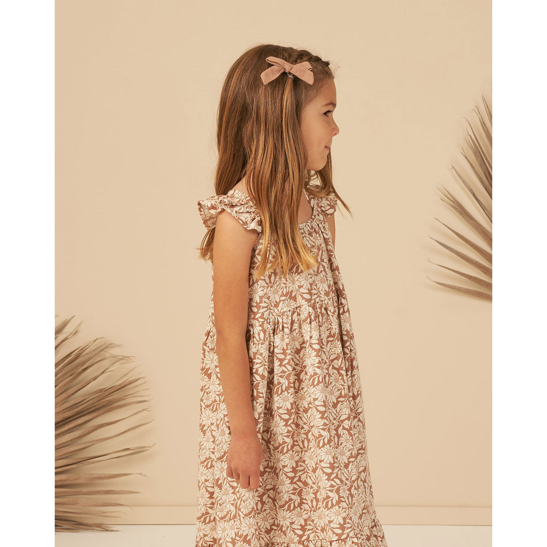 Rylee and Cru Plumeria Abbie Tiered Dress - Plumeria