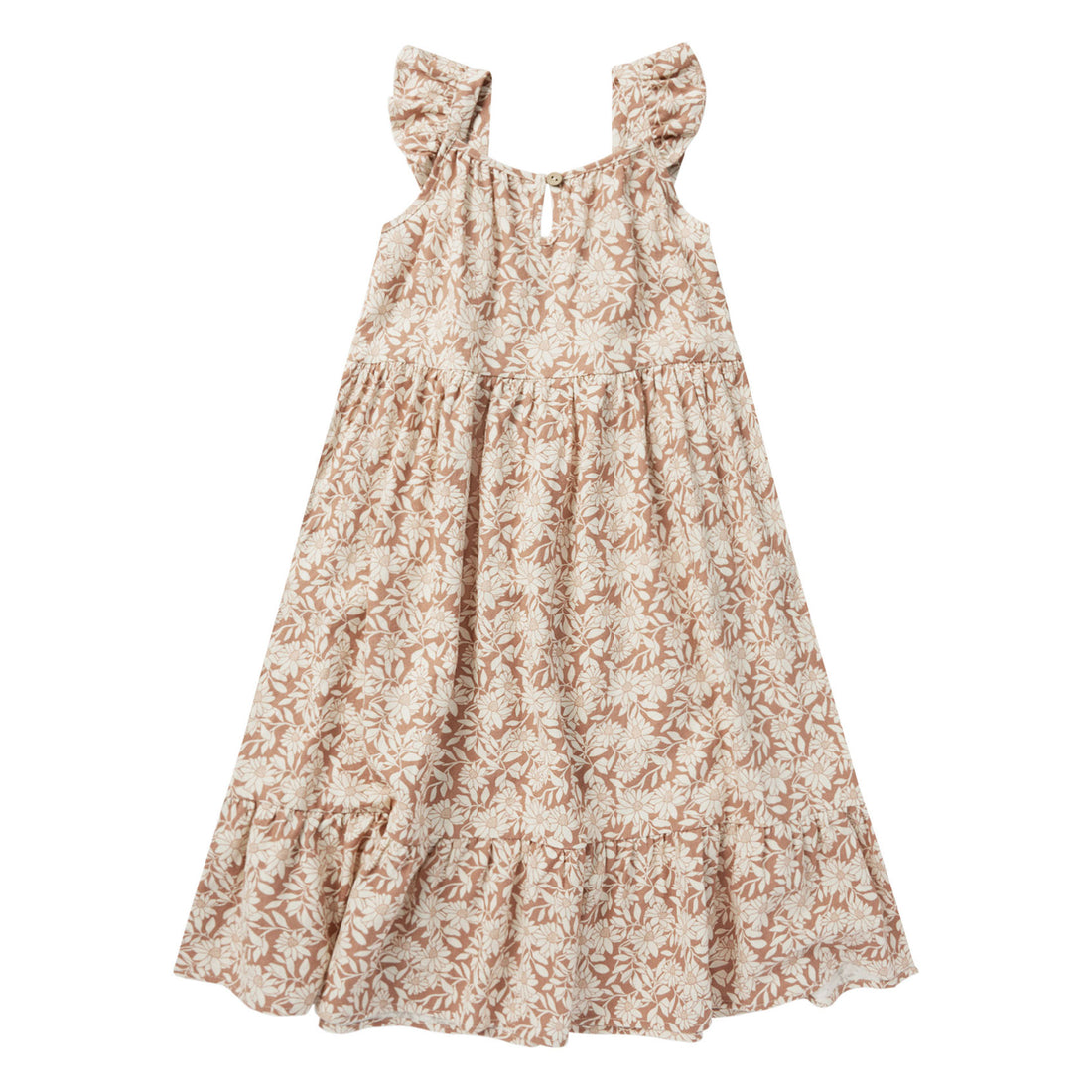 Rylee and Cru Plumeria Abbie Tiered Dress - Plumeria