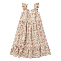 Rylee and Cru Plumeria Abbie Tiered Dress - Plumeria