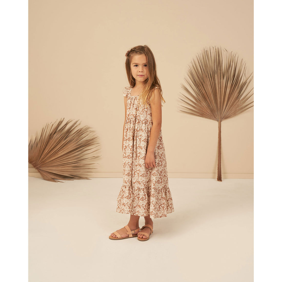 Rylee and Cru Plumeria Abbie Tiered Dress - Plumeria