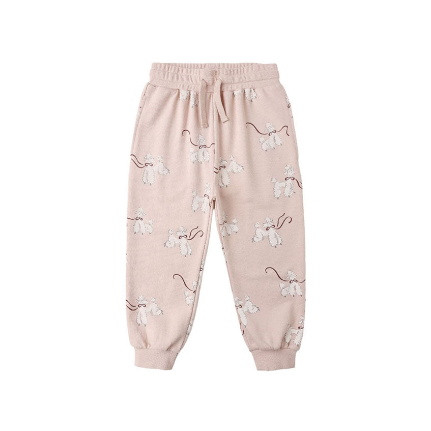 Rylee and Cru Blush Poodles Jogger Sweatpant
