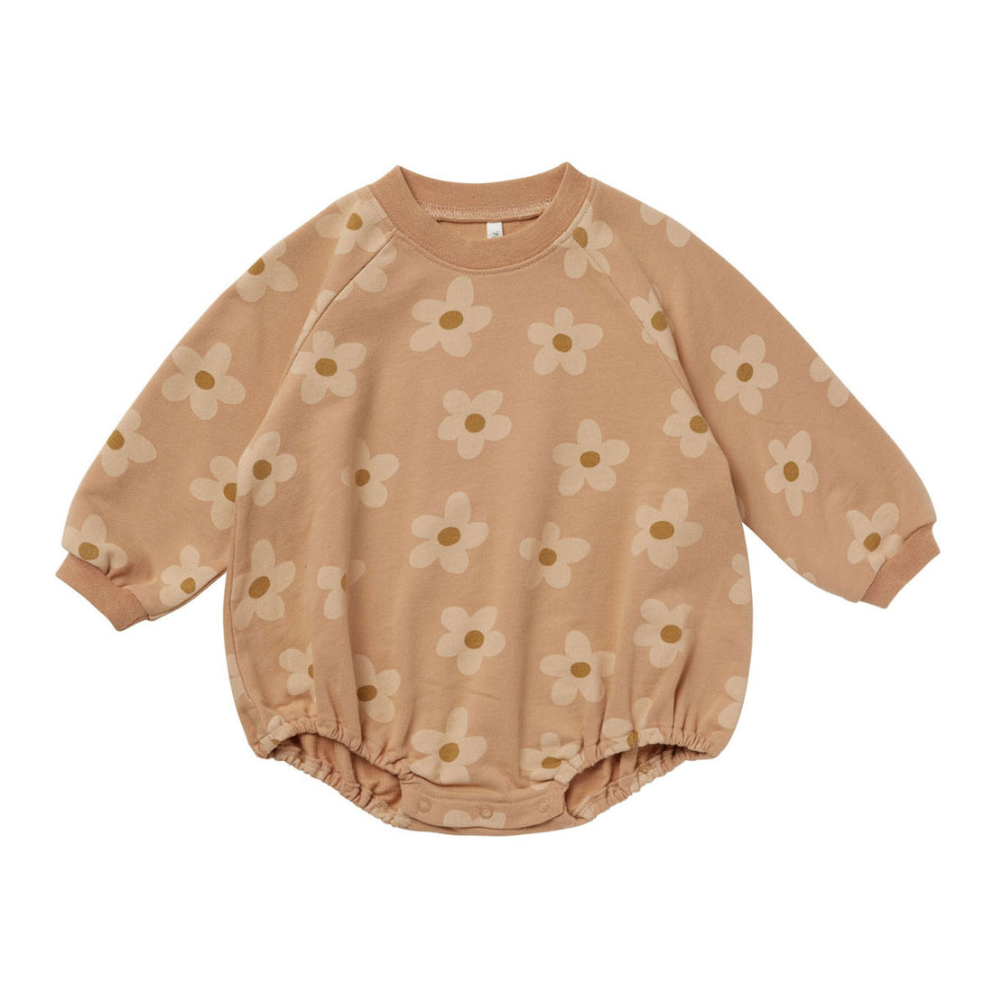 Rylee and Cru Melon Daisy Crew Neck Romper