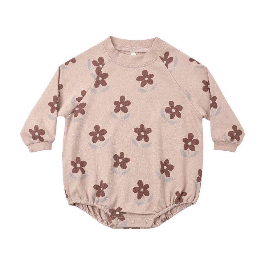 Rylee and Cru Rosewood Daisy Crew Neck Romper