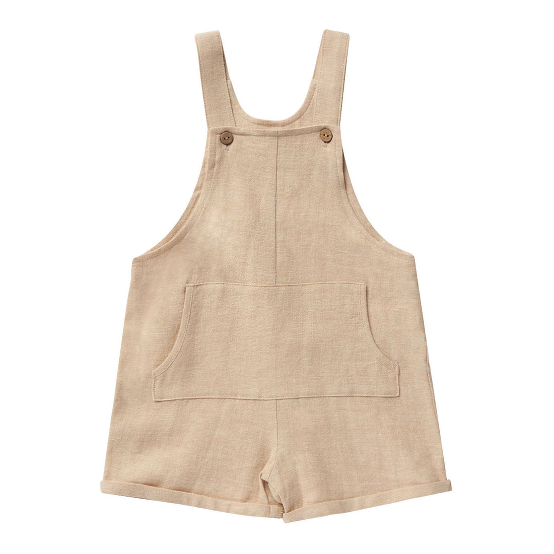 Rylee and Cru Heathered-Sand Billie Overalls - Heathered Sand