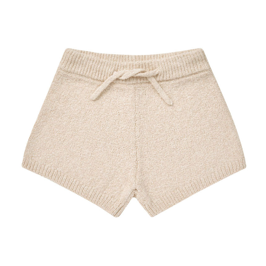 Rylee and Cru Heathered Oat Knit Shorts
