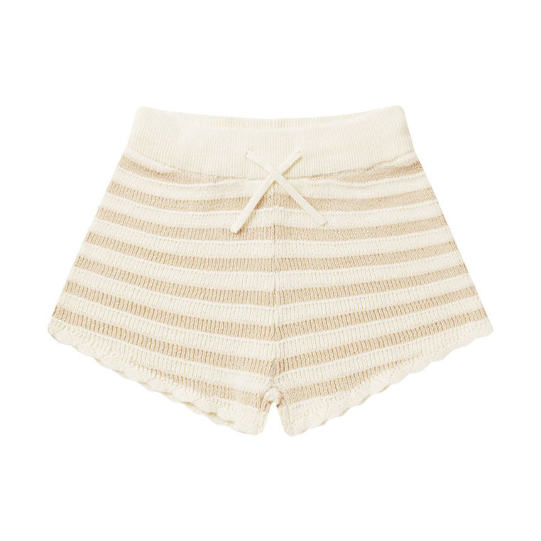 Rylee and Cru Sand Stripe Knit Shorts