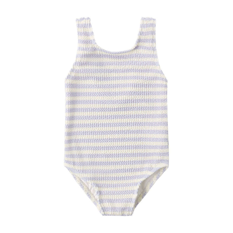Rylee and Cru  Periwinkle Stripe Moxie One-Piece