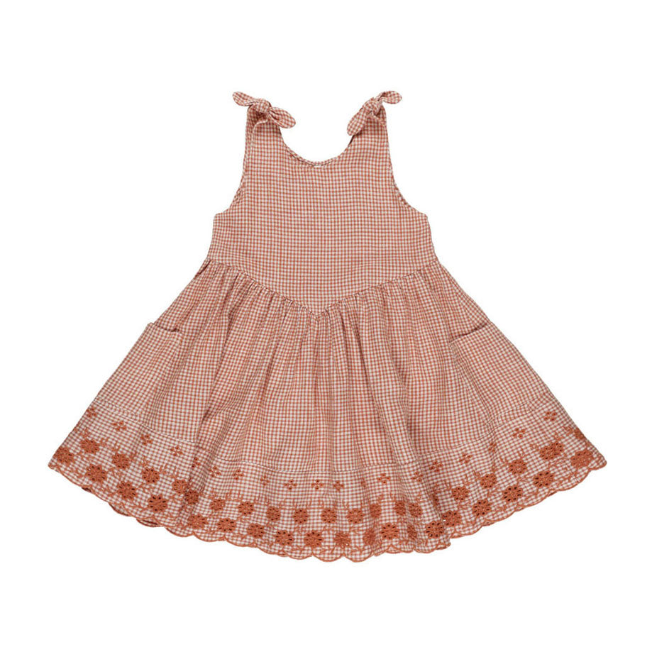 Rylee and Cru Poppy Gingham Summer Dress