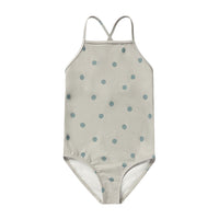 Rylee and Cru Seafoam Polka Dot Sky Swim One-Piece