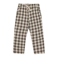 Rylee and Cru Charcoal Check Kalen Pant