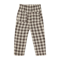 Rylee and Cru Charcoal Check Kalen Pant