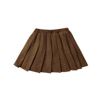 Rylee and Cru Rustic Plaid Pleated Mini Skirt