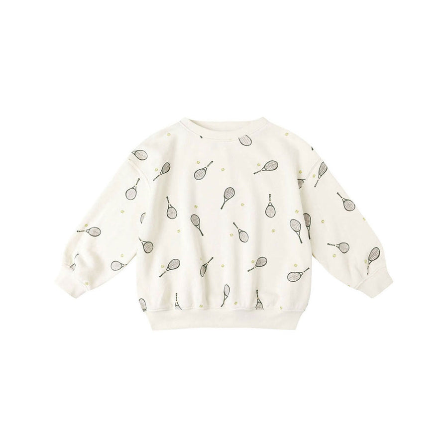 Rylee and Cru Natural Tennis Relaxed Sweatshirt