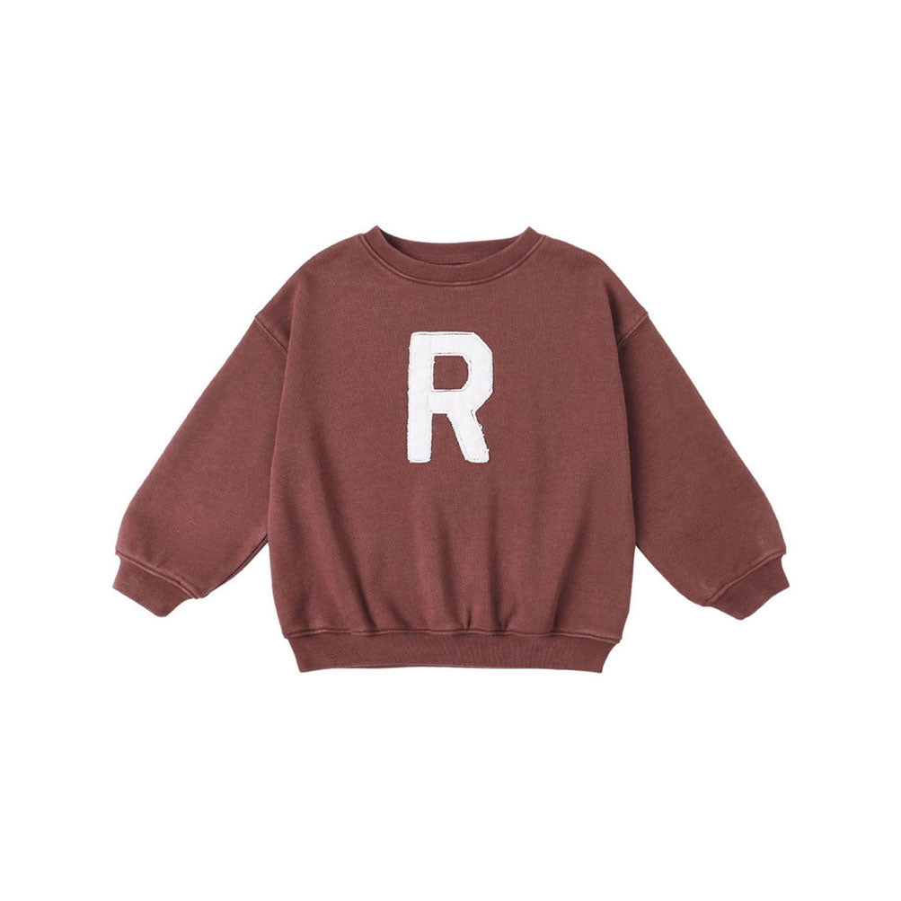 Rylee and Cru Burgundy Relaxed Sweatshirt
