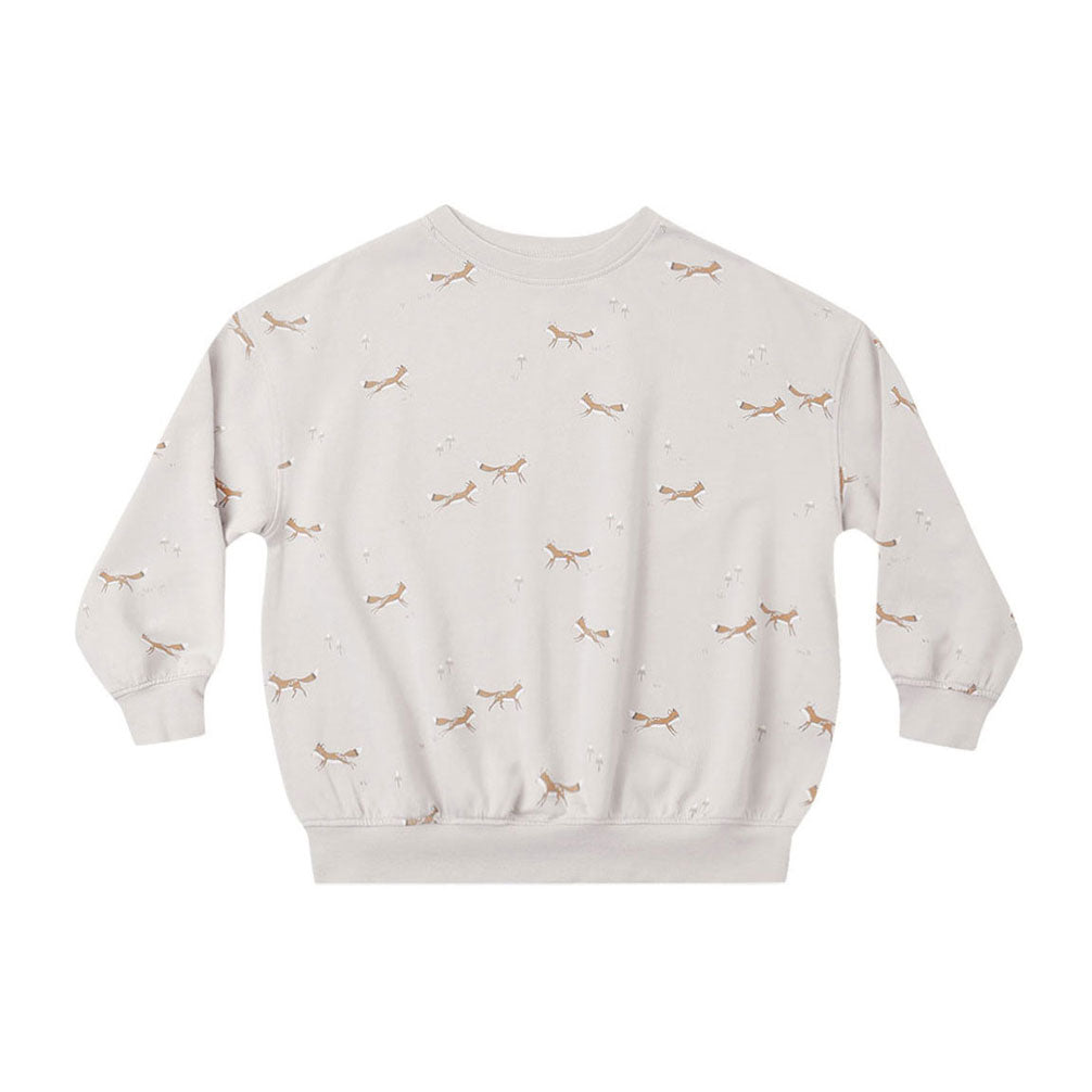 Rylee and Cru Fog Foxes Relaxed Sweatshirt