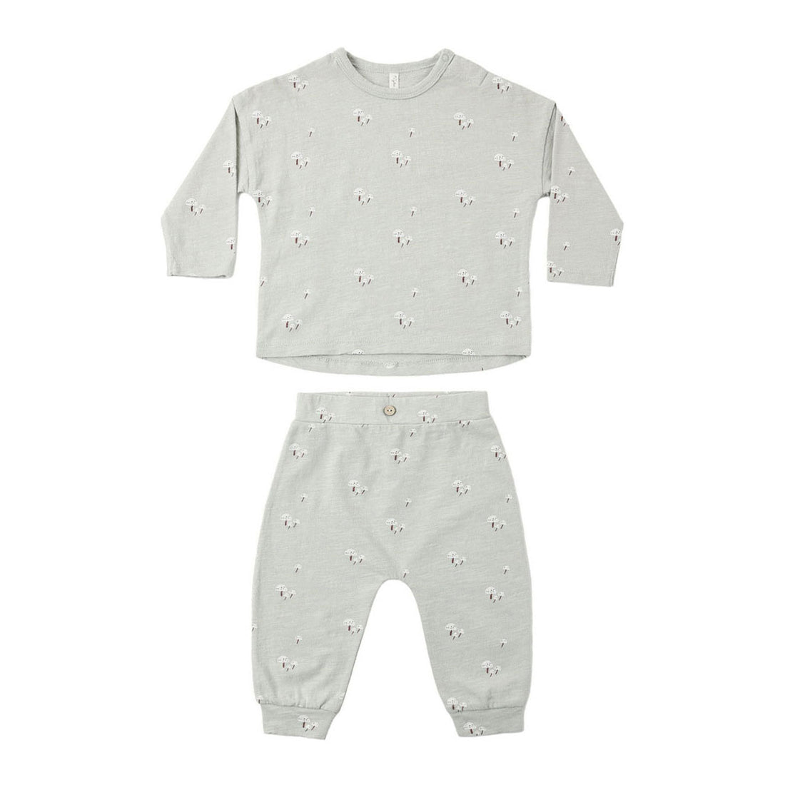 Rylee and Cru Sage Mushrooms Tee + Pant Set