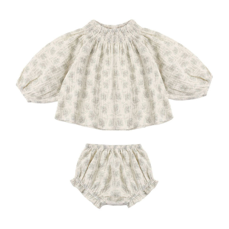 Rylee and Cru Natural Green Iris Quincy Set