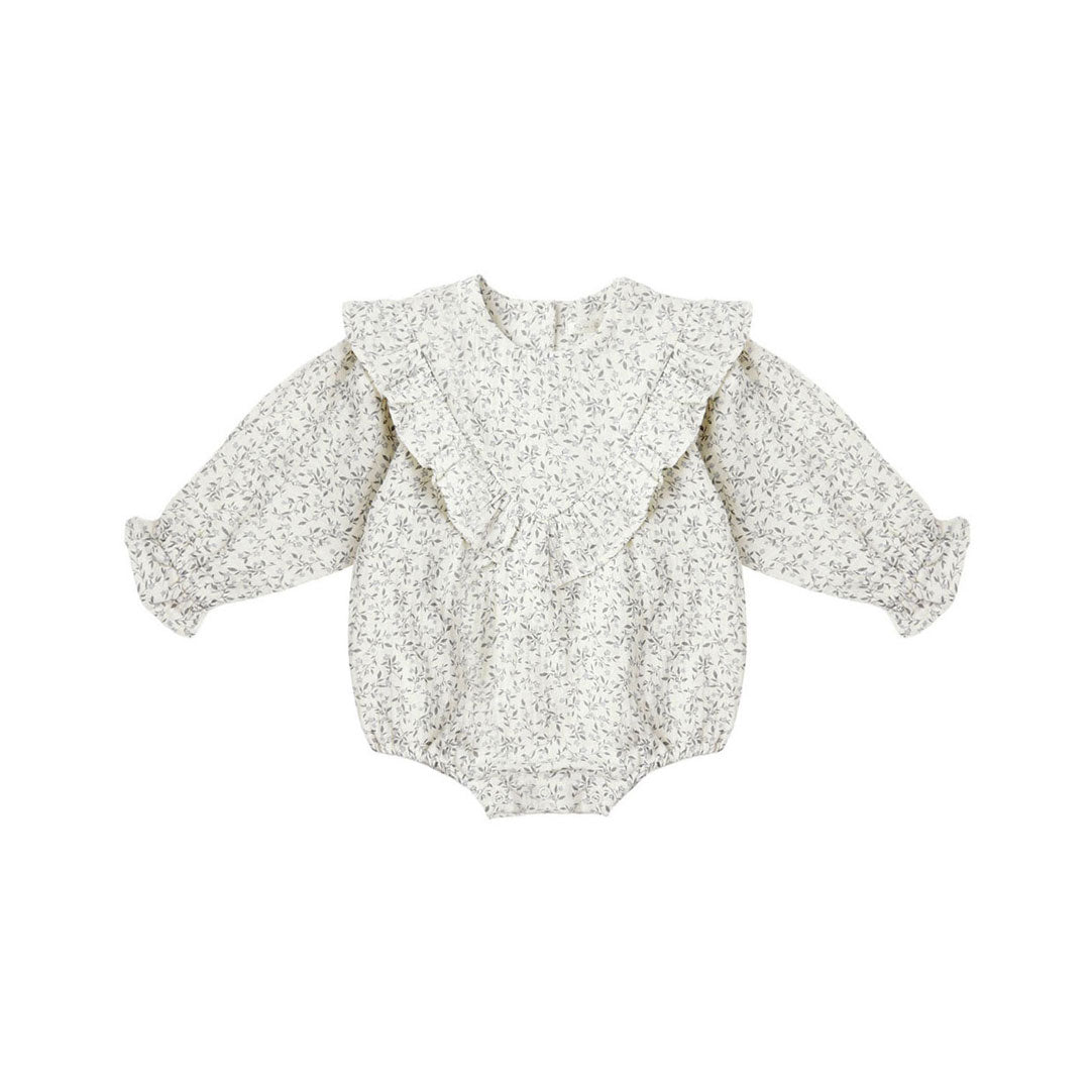 Rylee and Cru Blue Vines Winnie Romper