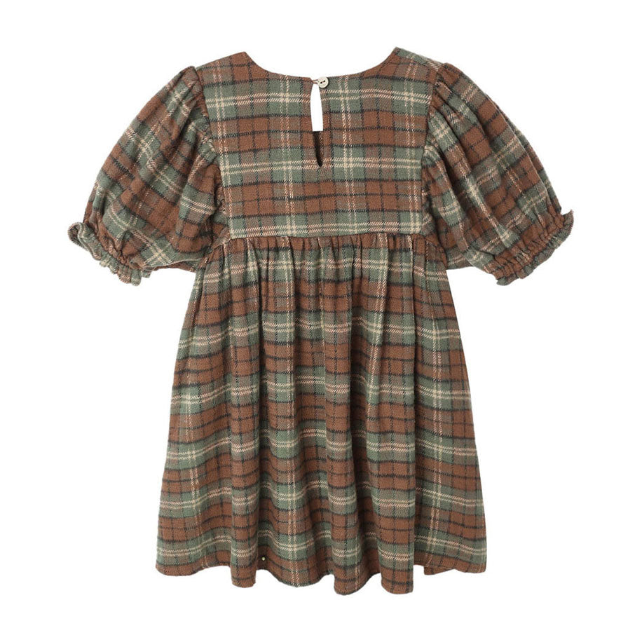 Rylee and Cru Holiday Plaid Jolene Dress