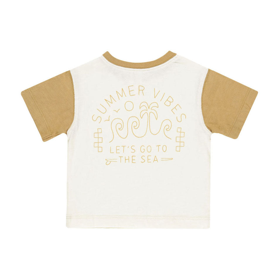 Rylee and Cru Summer Vibes Contrast Short Sleeve Tee