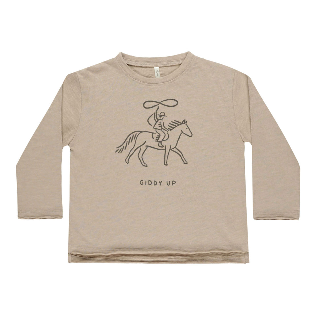 Rylee and Cru Giddy Up Raw Edge Long Sleeve T-shirt