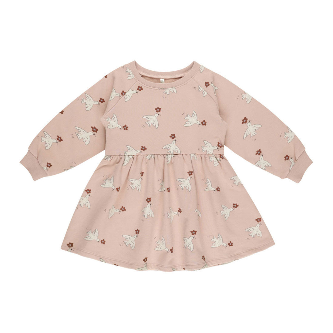 Rylee and Cru Doves Raglan Dress