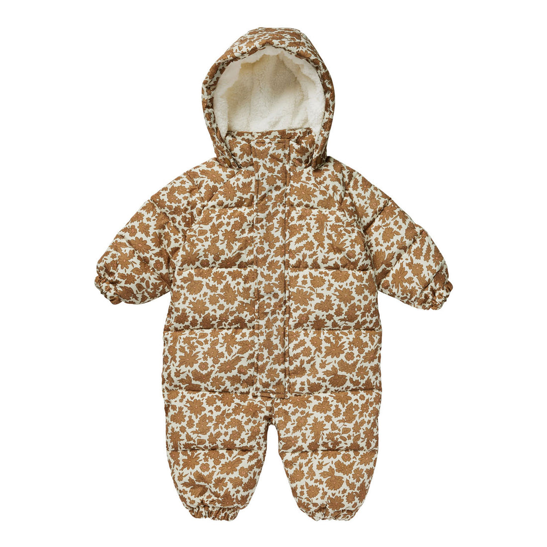 Rylee and Cru Gold Gardens Puffer Onepiece