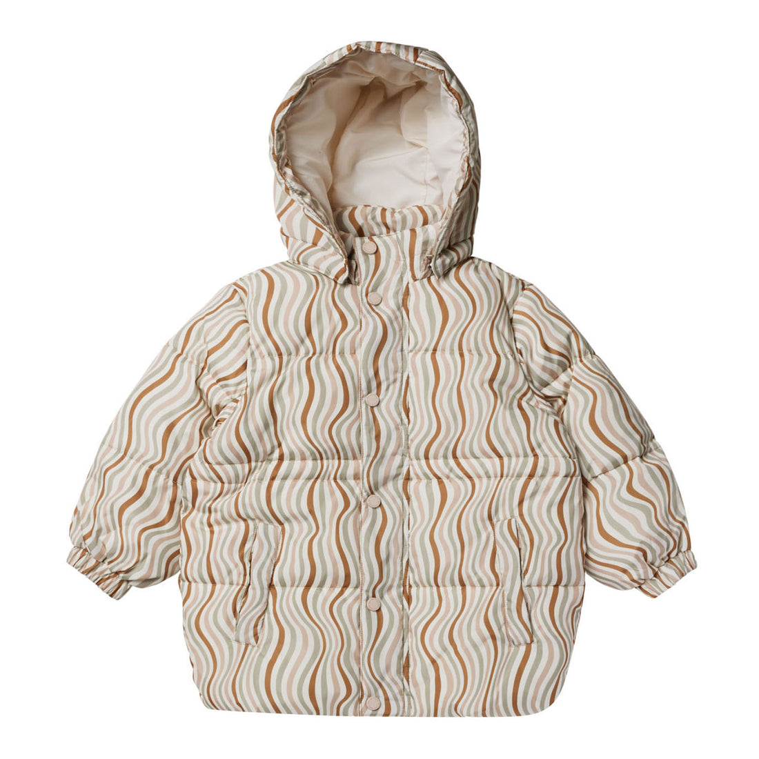 Rylee and Cru Retro Waves Puffer Jacket