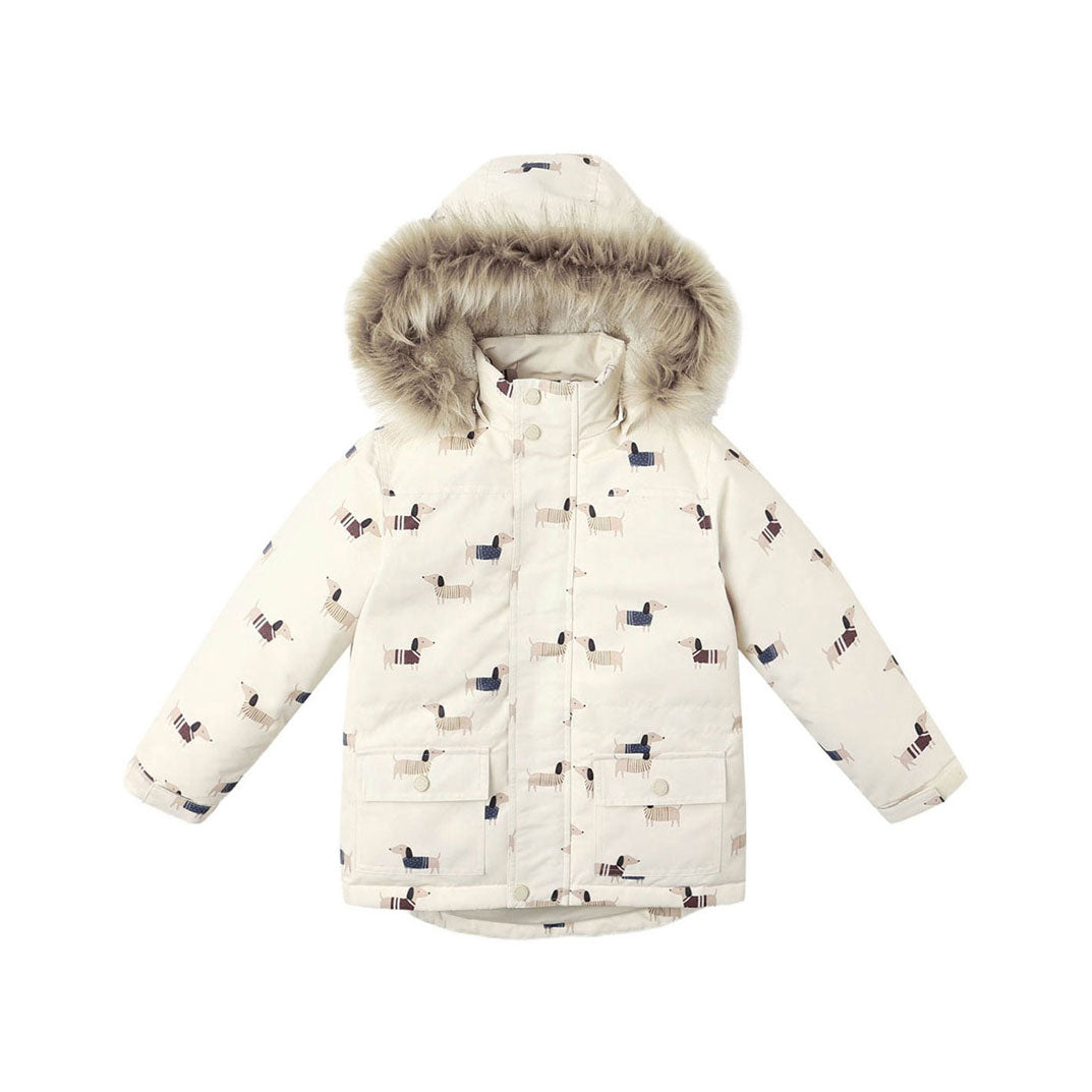 Rylee and Cru Natural Dachshund Parka Ski Jacket