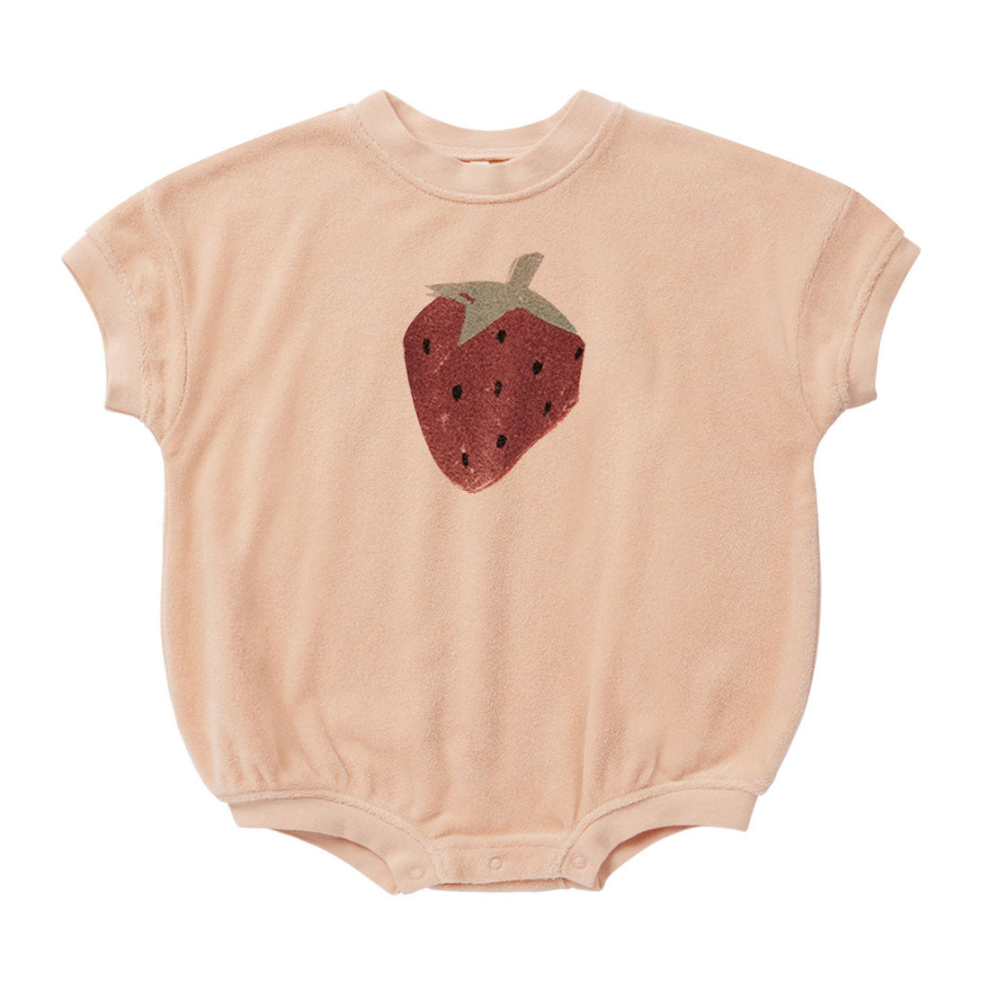 Rylee and Cru Strawberry Noah Romper