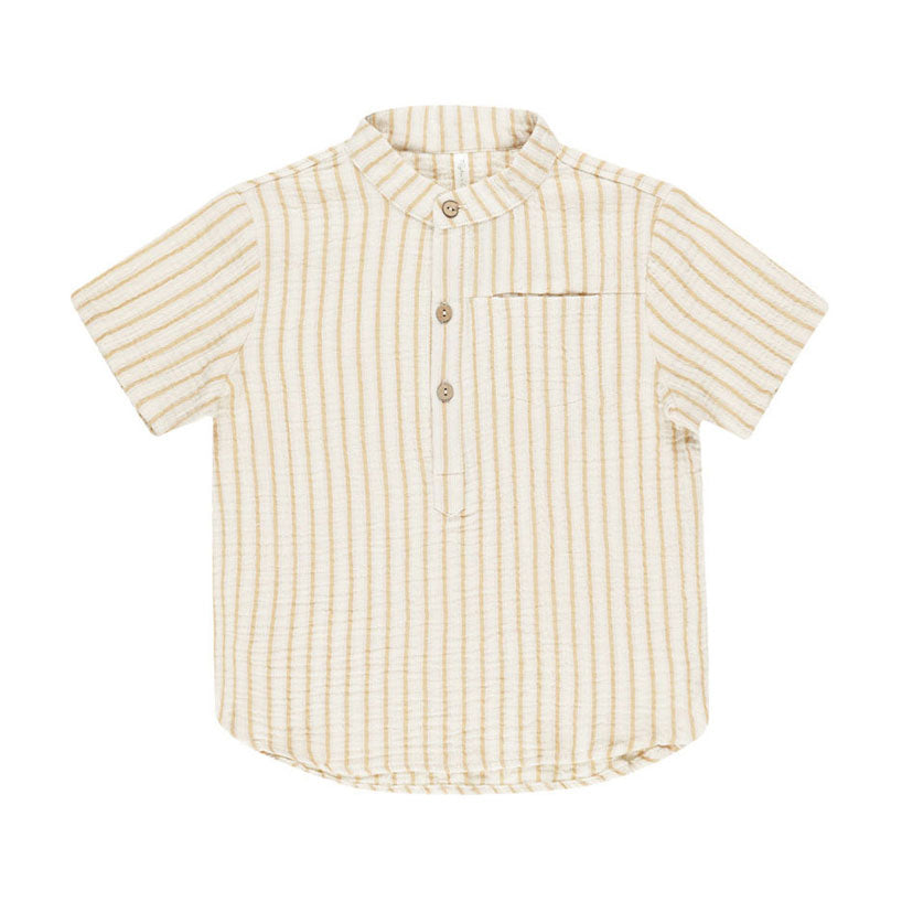 Rylee and Cru Marigold Stripe Mason Shirt