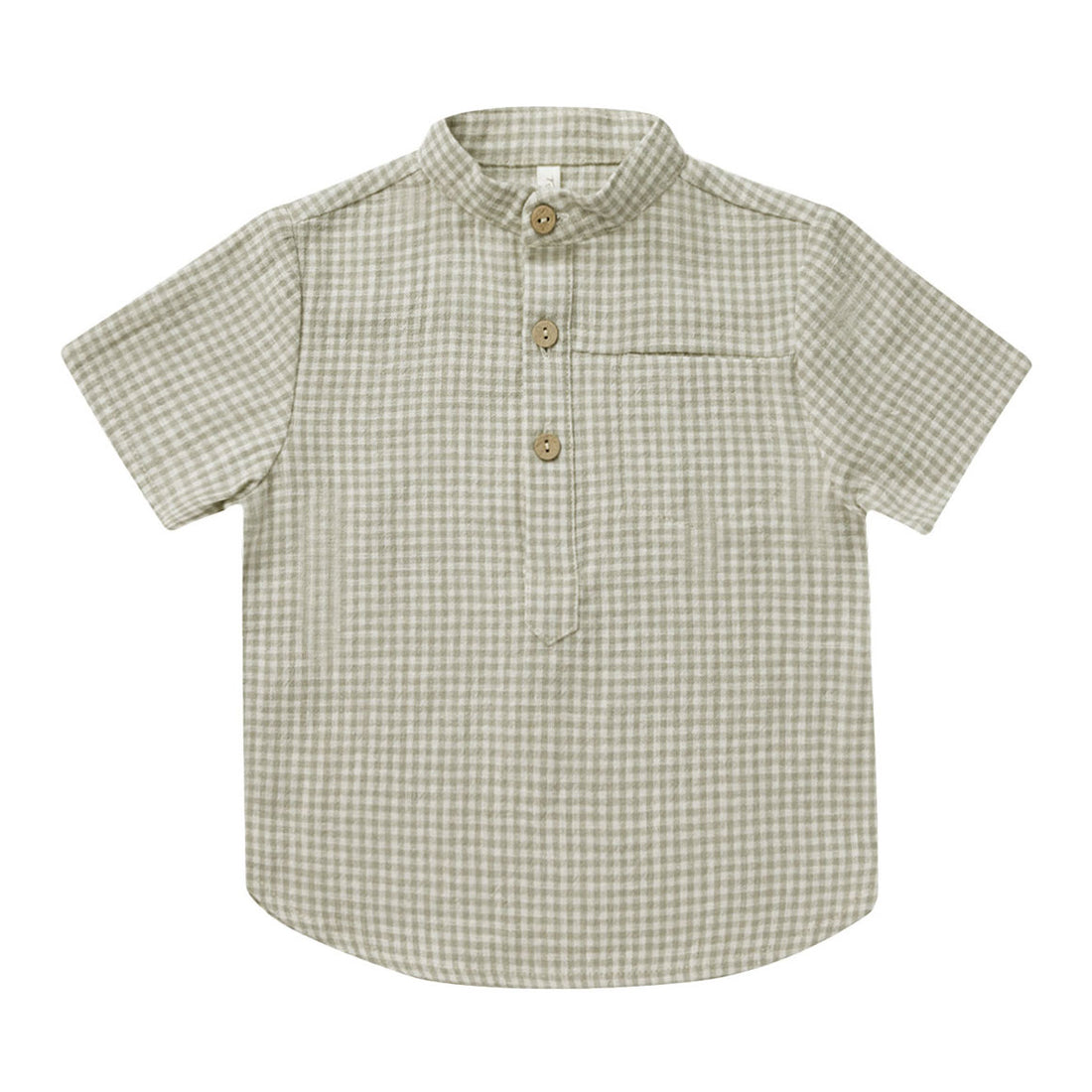 Rylee and Cru Sage-Gingham Mason Shirt - Sage Gingham