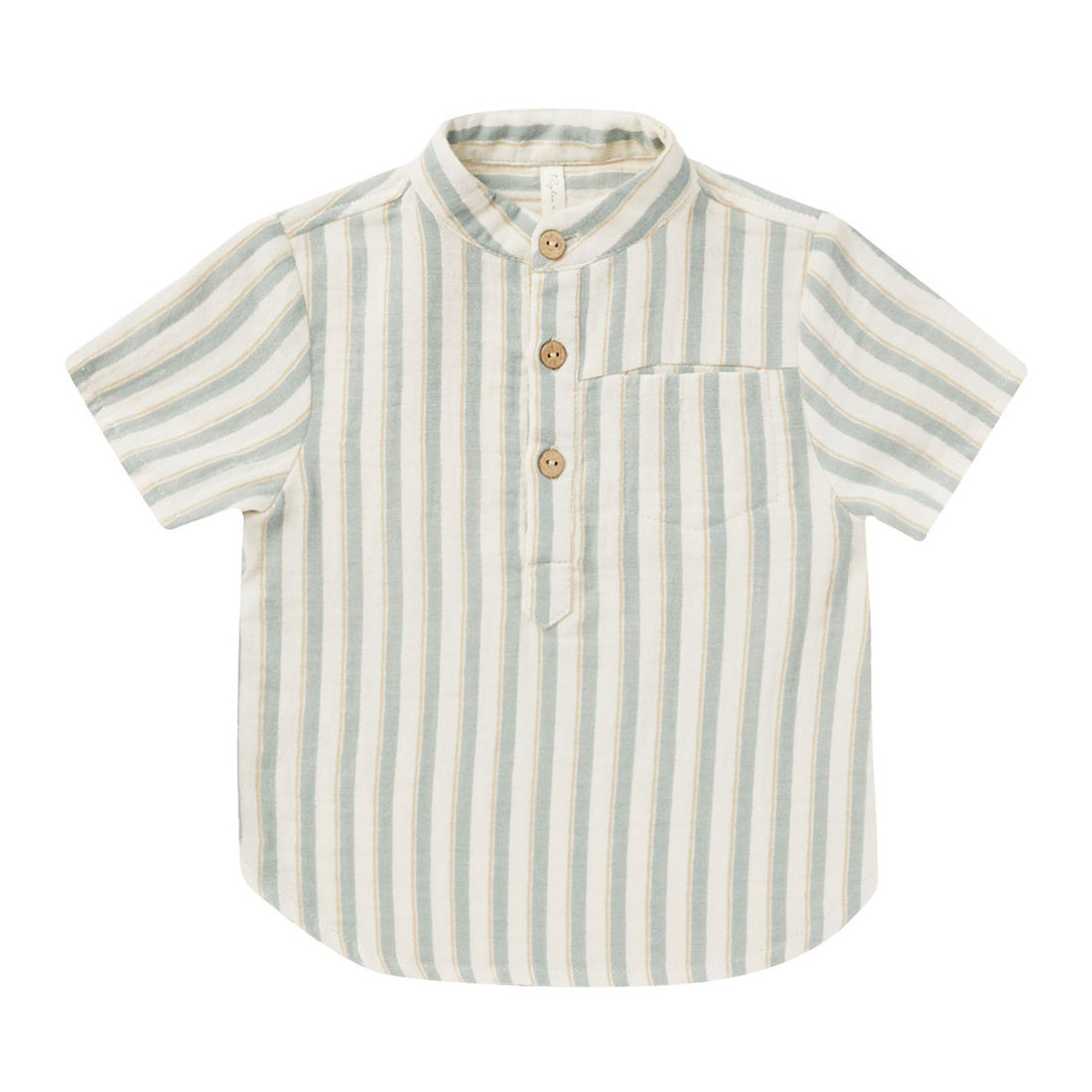 Rylee and Cru Ocean-Stripe Mason Shirt - Ocean Stripe