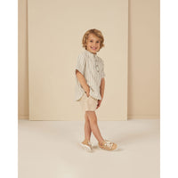 Rylee and Cru Ocean-Stripe Mason Shirt - Ocean Stripe