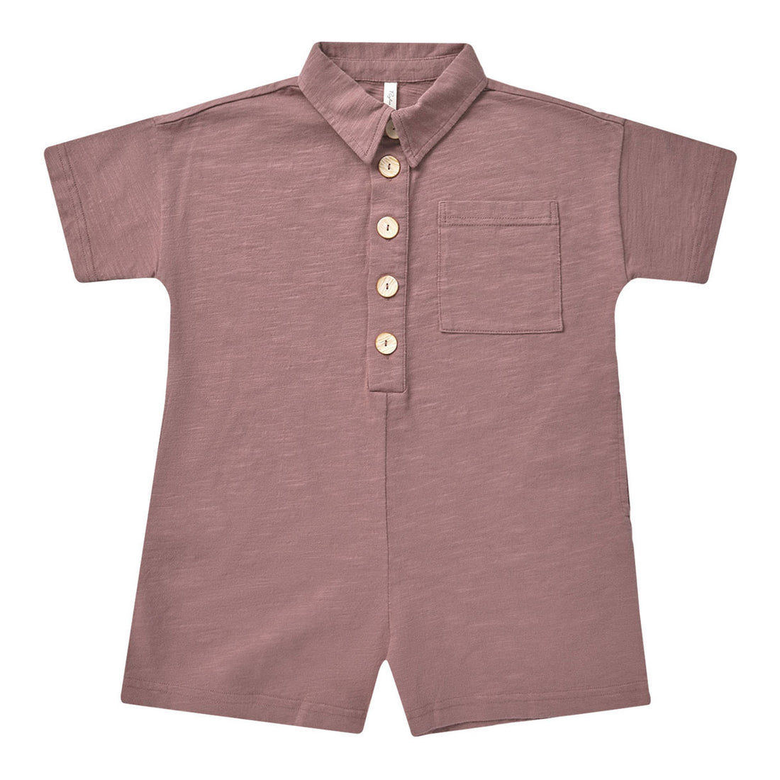 Rylee and Cru Mulberry Frankie Romper - Mulberry