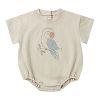 Rylee and Cru Dove Relaxed Bubble Romper - Parrot