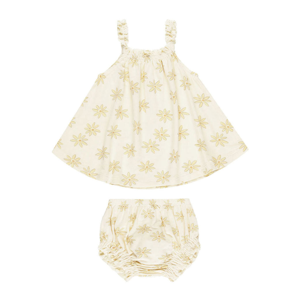 Rylee and Cru Daisies Swing Top + Bloomer Set