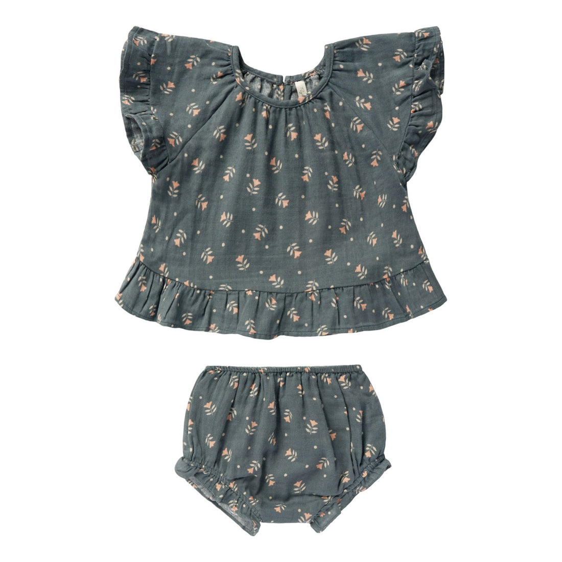 Rylee and Cru Morning Glory Butterfly Top + Bloomer Set