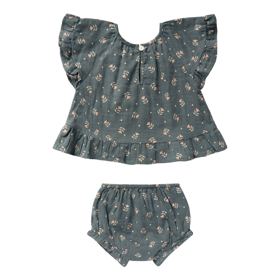 Rylee and Cru Morning Glory Butterfly Top + Bloomer Set