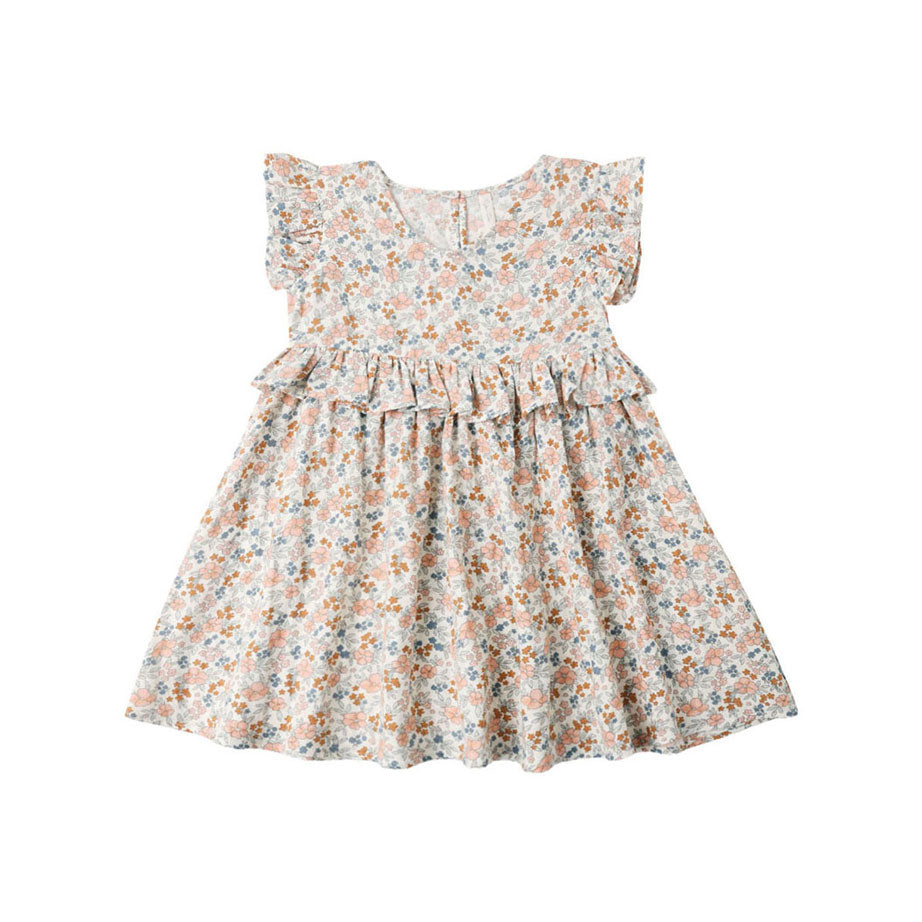 Rylee and Cru  Ivory Flower Field Brielle Dress