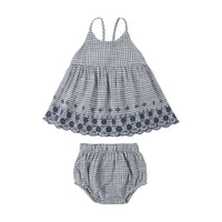 Rylee and Cru  Marine Gingham Zenni Set