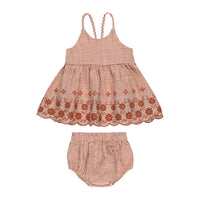 Rylee and Cru Poppy Gingham Zenni Set