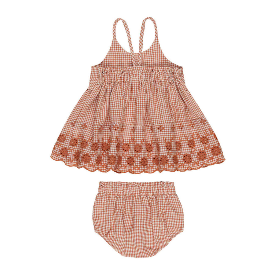 Rylee and Cru Poppy Gingham Zenni Set