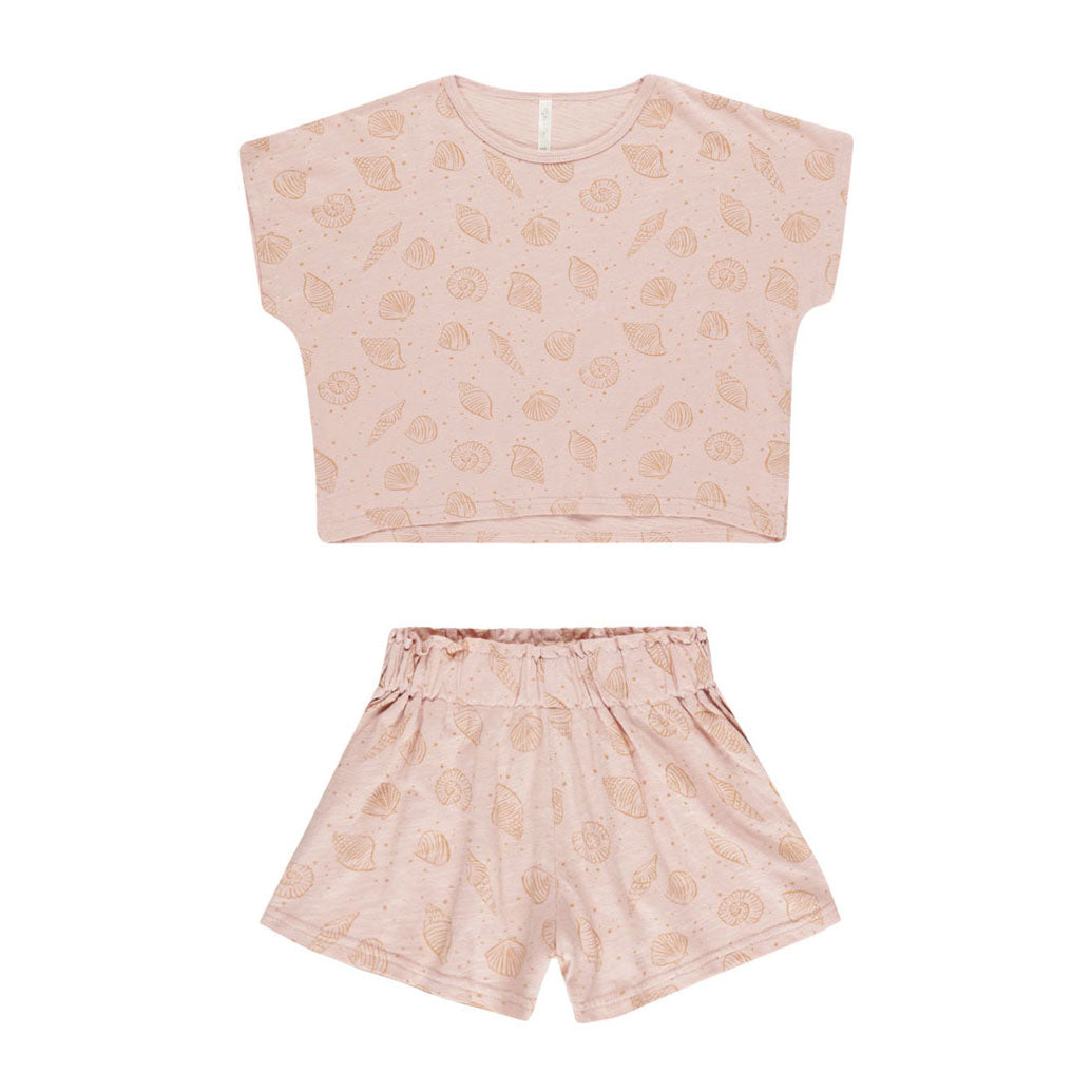 Rylee and Cru Pink Seashells Raegan Set