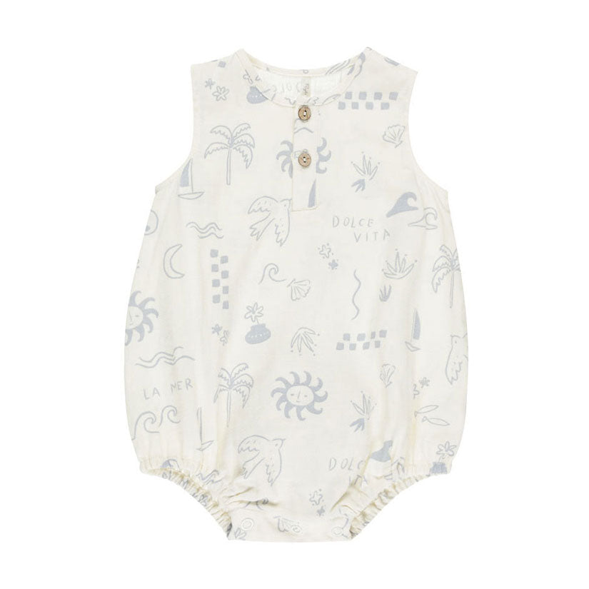 Rylee and Cru Mediterranean Beau Romper